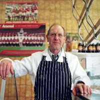 Peter Gardner, Gardner and Finch butcher’s shop, Caledonian Road