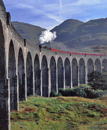 Glenfinnan Viaduct. Photograph: John Cooper Smith.